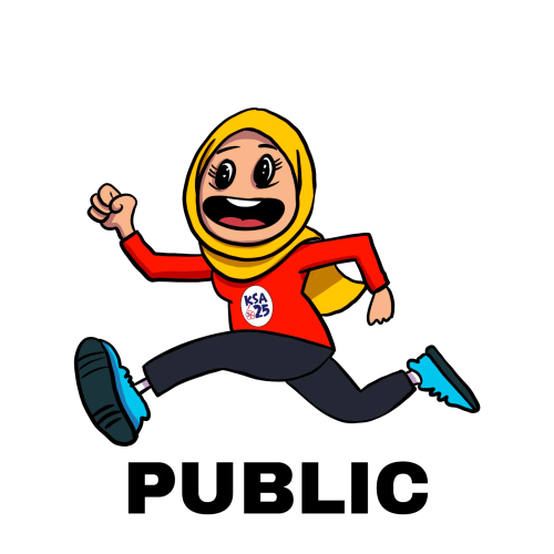Woman-Running-Public KSA25 Night Run – 10km Fun Run Public (Non-Ansara)